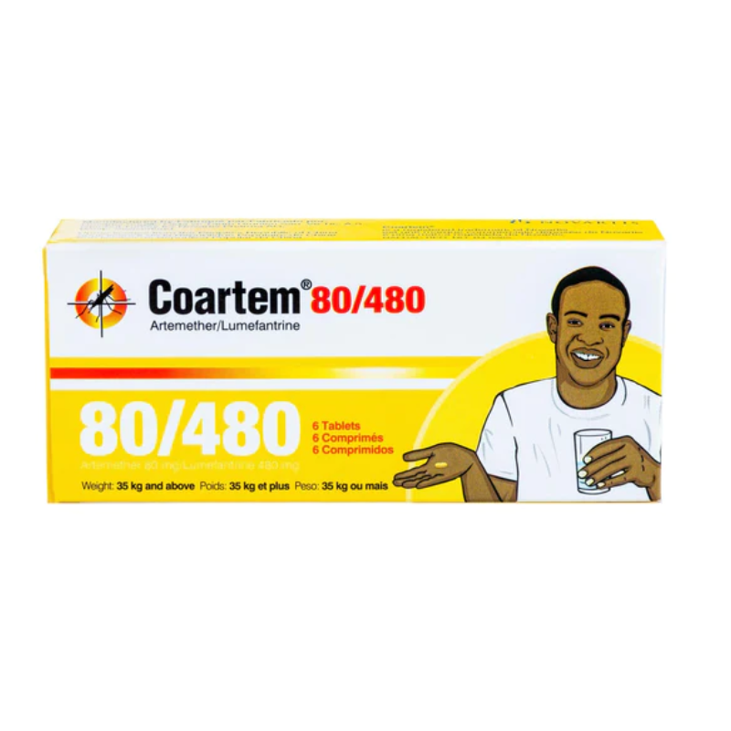 COARTEM 80/480MG COMP B/6