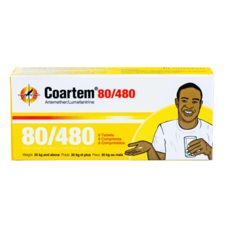 COARTEM 80/480MG COMP B/6