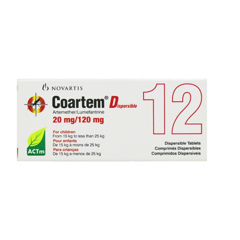 COARTEM DISP 20/120MG B/12