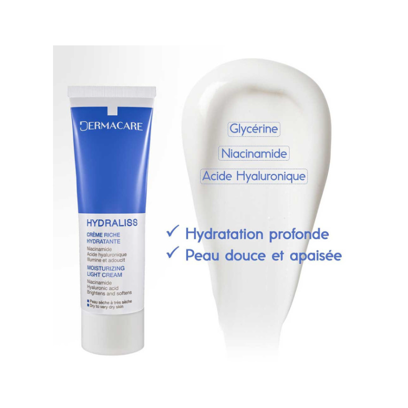 DERMACARE HYDRALISS CR RICHE NOURRSNTE FL/50ML