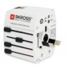 Adaptateur secteur de voyage universel + 2 USB SKROSS