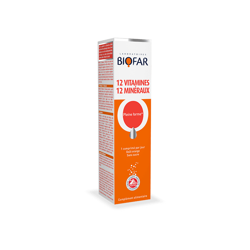 BIOFAR 12 VITAMINES 12 MINERAUX CP EFF B/20