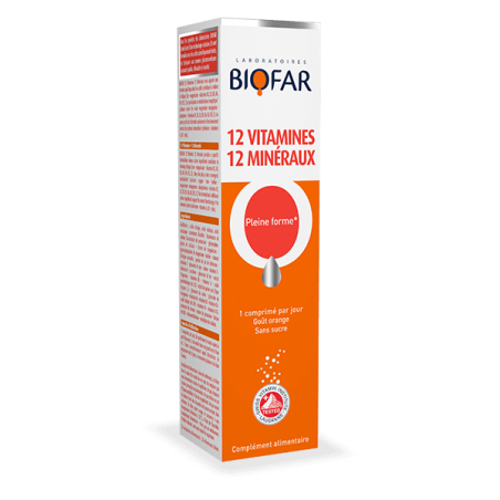BIOFAR 12 VITAMINES 12 MINERAUX CP EFF B/20
