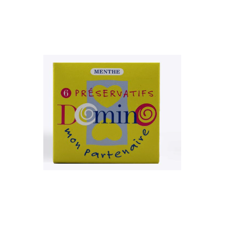 PRESERV DOMINO MENTHE B/6