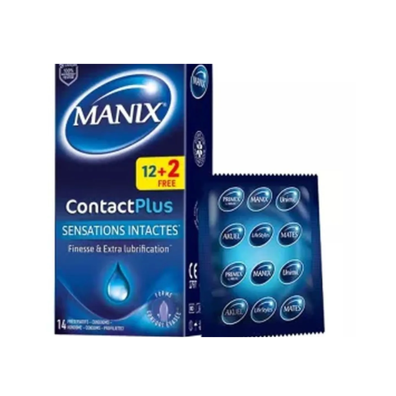 PRESERV MANIX CONTACT PLUS B/12