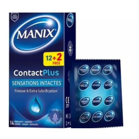 PRESERV MANIX CONTACT PLUS B/12