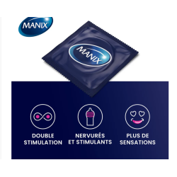 PRESERV MANIX XTRA PLEASURE B/12