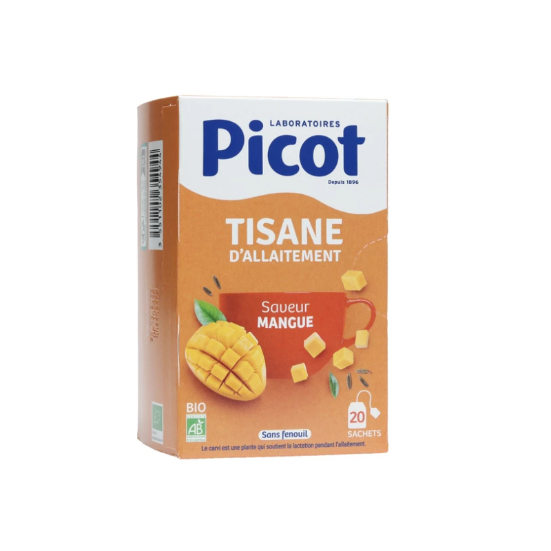 Picot tisane d'allaitement saveur mangue bio sachets