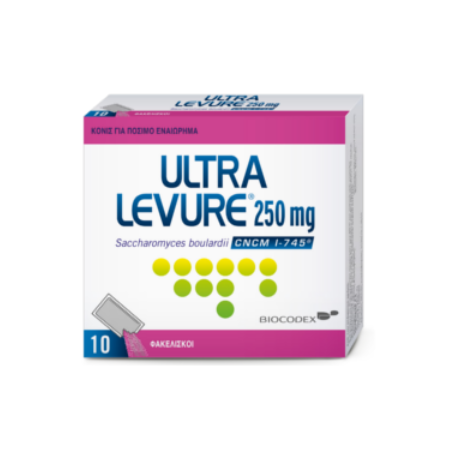 ULTRA LEVURE 250MG SACH B/10
