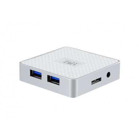 HUB USB - 4 ports - USB 3.0 - transfert 5Gb/ps - TNB - BLanc