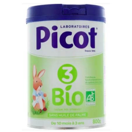 Picot 3 lait 3ème âge Bio 800 g