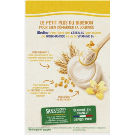 BLÉDINE CÉRÉALES Saveur Vanille 6 mois - 400g BLÉDINA