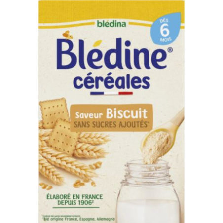 BLÉDINE CÉRÉALES Saveur Biscuit 6 mois - 400g BLÉDINA