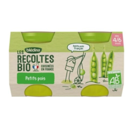 BLEDINA PP BIO PETITS POIS 130GX2