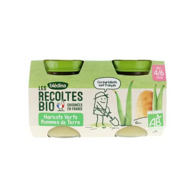 BLEDINA BIO HARICOT VT PDT 2X130G