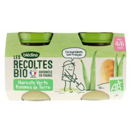 BLEDINA BIO HARICOT VT PDT 2X130G