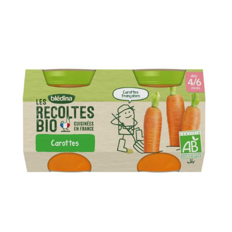 BLEDINA BIO CAROTTES DE BRETAGNE 130GX2