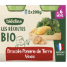 BLEDINA RECOLTES BIO BROCO PDT VEAU2X200G