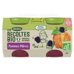 BLEDINA POMMES MURES 2X130G