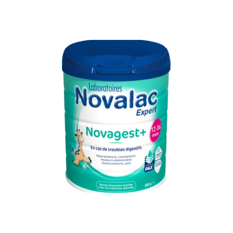 Novalac Novagest+ Lait infantile en poudre 12 à 36 mois 800g