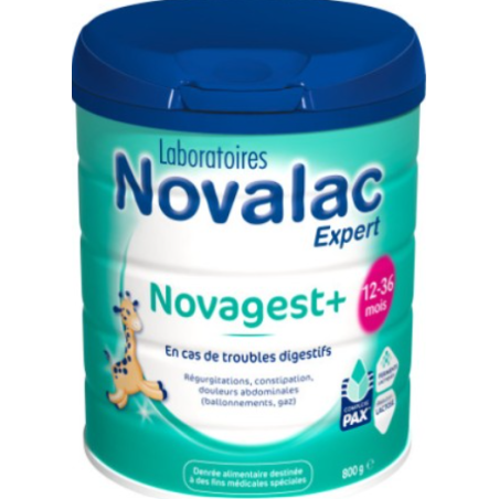 Novalac Novagest+ Lait infantile en poudre 12 à 36 mois 800g
