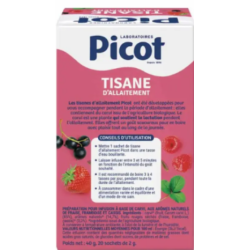 Tisane d'allaitement saveur fruits rouges Picot - boite de 20 sachets