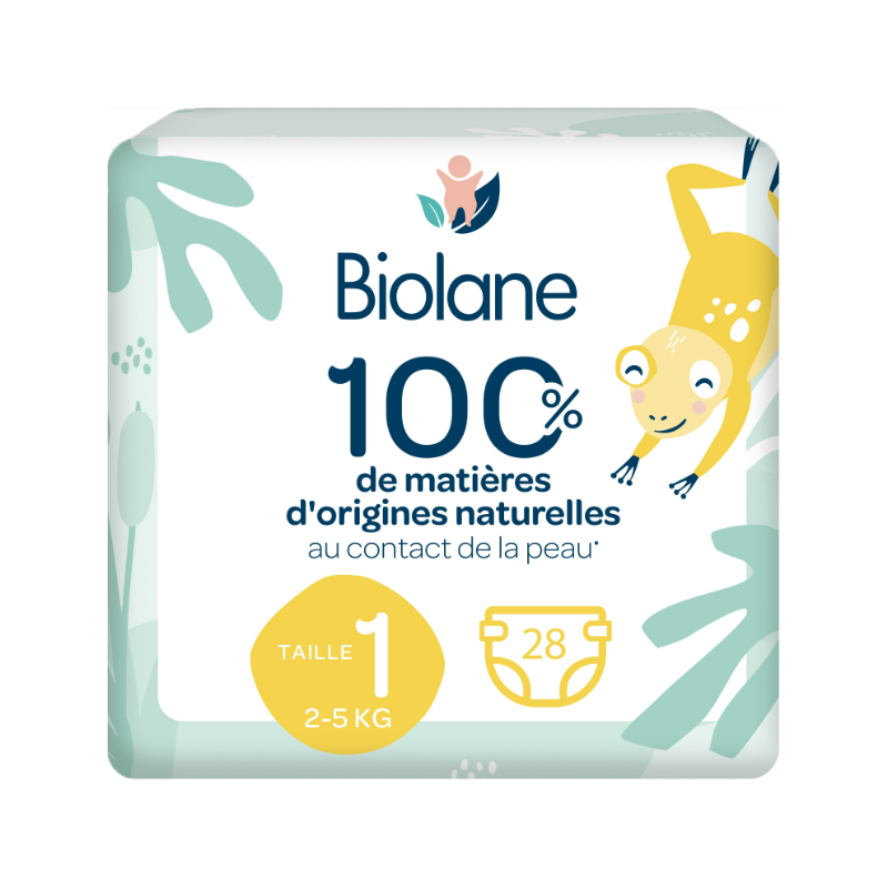 BIOLANE Couches écologiques Taille 1