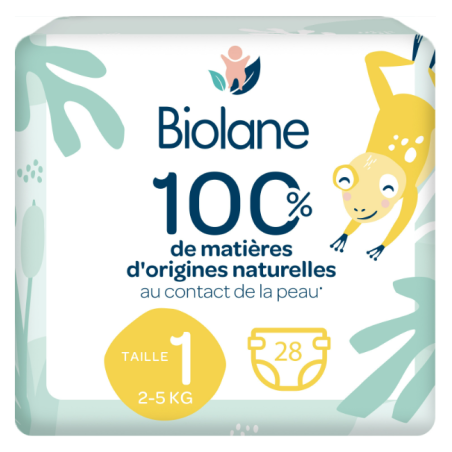 BIOLANE Couches écologiques Taille 1