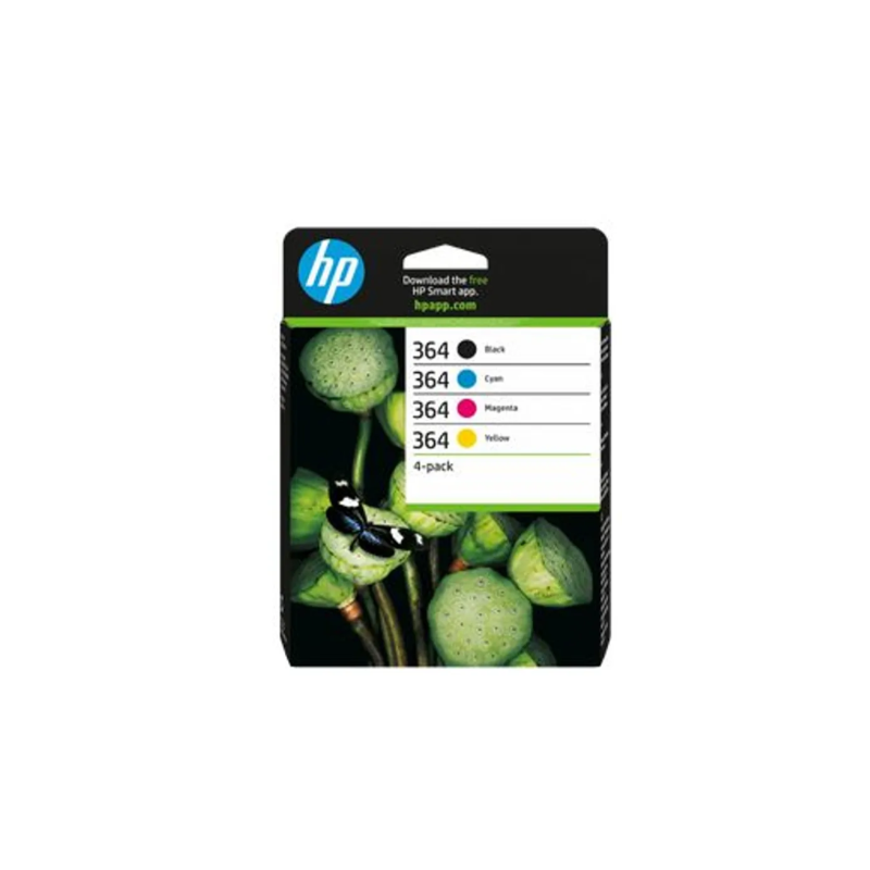 Pack Cartouches d'encre HP 364 Noir + Couleurs