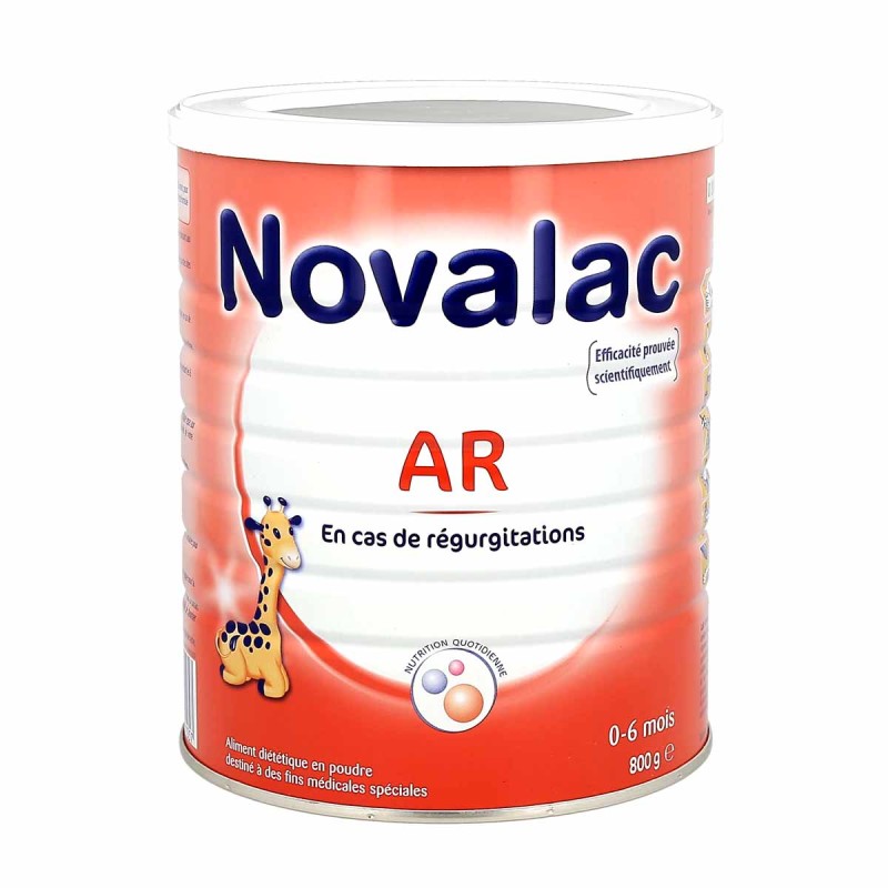 Lait infantile anti-régurgitations AR 1er âge 800 g - Novalac