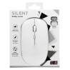 Souris sans fil - SIlent RUBBY - TNB - Blanc