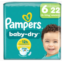 PAMPERS BABY DRY T6 22