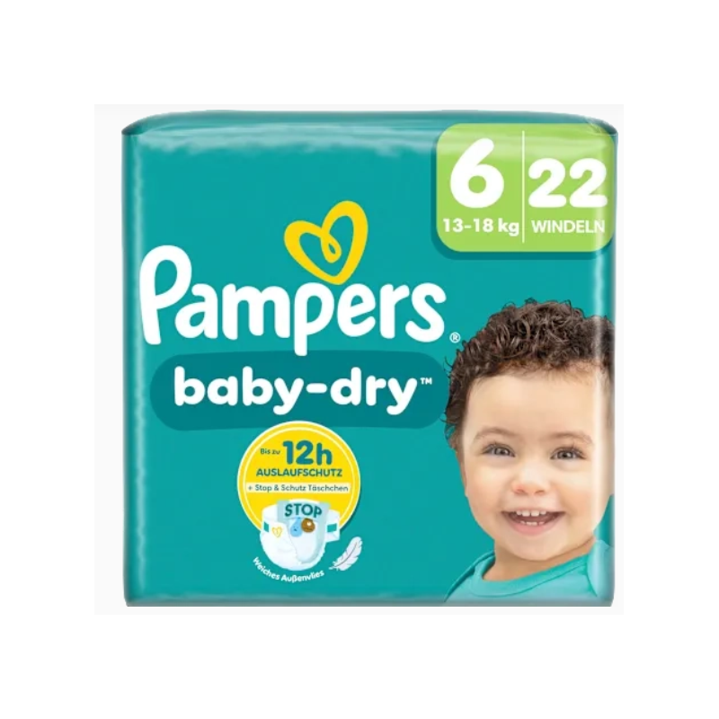 PAMPERS BABY DRY T6 22
