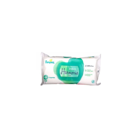 PAMPERS AQUA HARMONIE Ling imprégnée Paq/48
