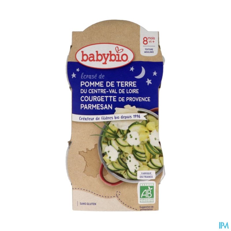 BABYBIO MENU BON/NUI PDT/COUR2X200