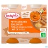 BABYBIO LEG/BOULG/POUL/COCO 2X200G