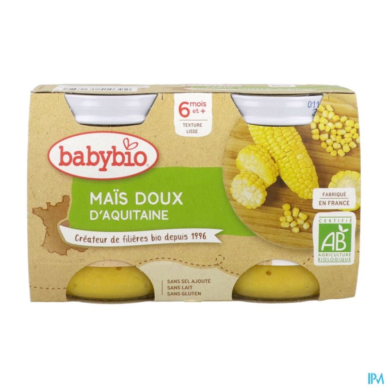 BABYBIO LEGUME MAIS DOUX 2X130G