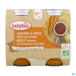 BABYBIO MENU LEG/PATE BOLO 2X200G