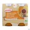 BABYBIO MENU LEG/PATE BOLO 2X200G