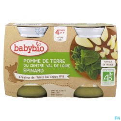 BABYBIO PDT/EPINARD 2X130G