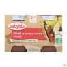 BABYBIO POMME/FRAISE 2X130G