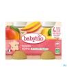 BABYBIO POMME/MANGUE 2X130G