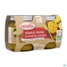 BABYBIO POMME/MANGUE 2X130G