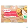 BABYBIO DELICE DE FRUITS 2X130G