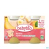 BABYBIO POMME/BANANE 130GX2