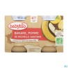 BABYBIO POMME/BANANE 130GX2