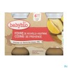 BABYBIO POMME COING 2X130G