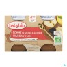 BABYBIO POMME/PRUNEAU 2X130G