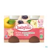 BABYBIO POMME/PRUNEAU 2X130G