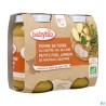 BABYBIO MENU LEGUME JAMBON 2X200G